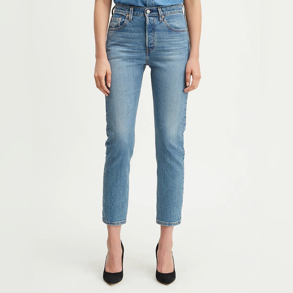 501® ORIGINAL CROPPED LEVI'S JEANS W25 L26
